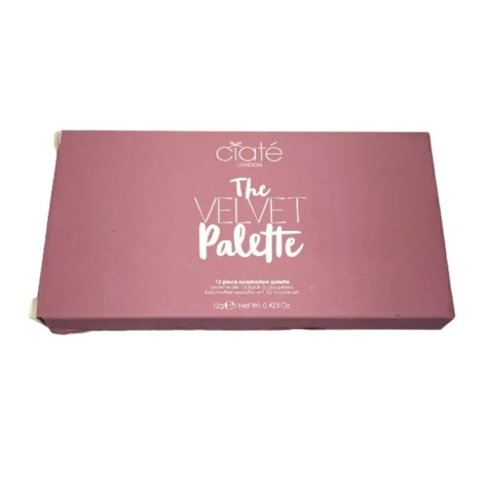New with box CIATE Velvet Palette Warm Toned Vegan Eyeshadow